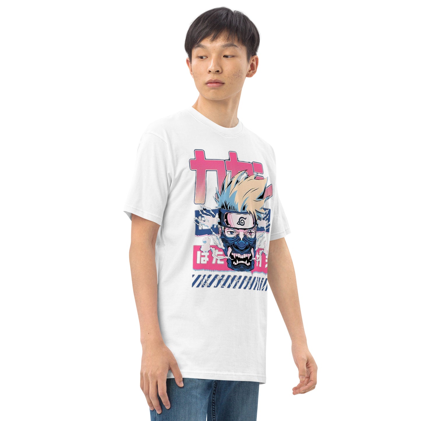 Kakashi Graphic Tee - Men’s premium heavyweight tee