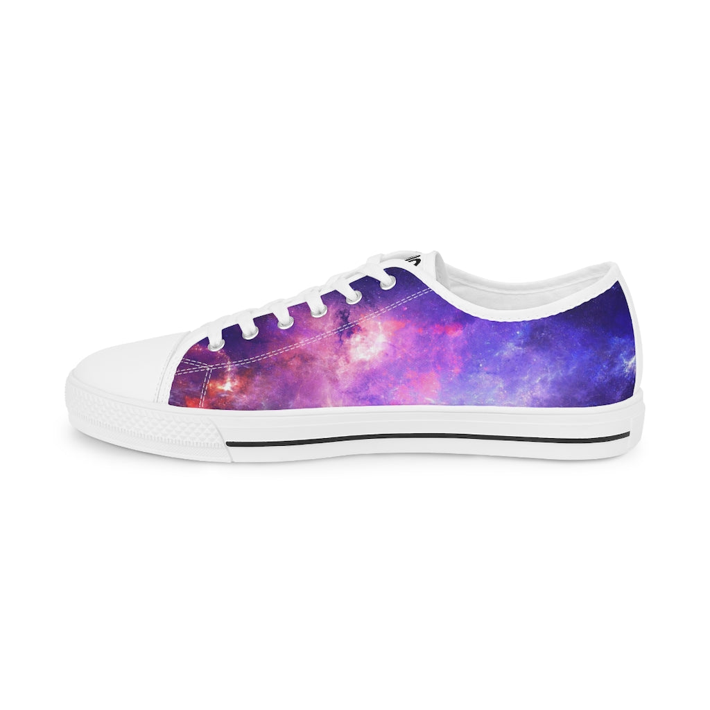 Men's Low Top Sneakers - White Galaxy