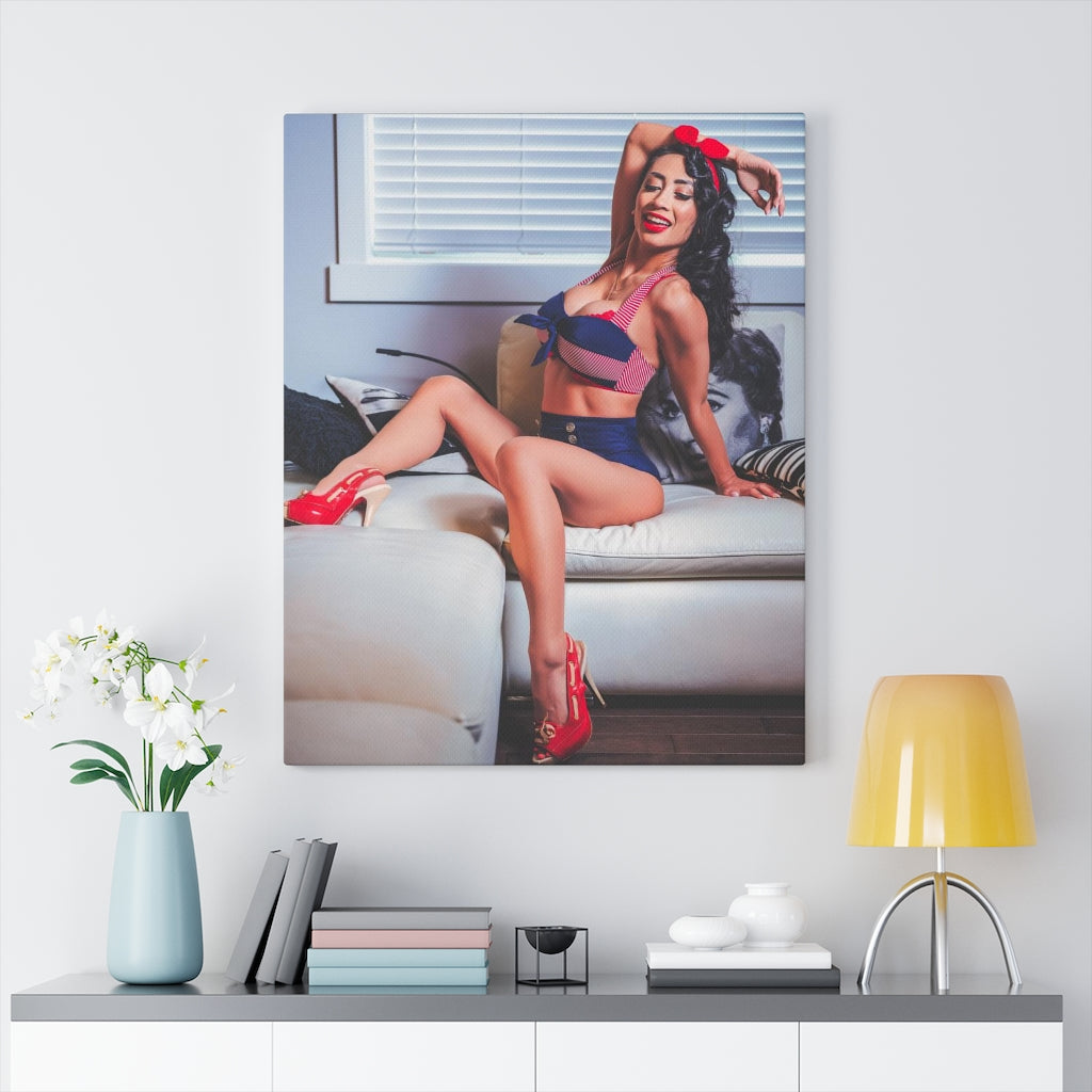 Stretched Canvas - Pin Up