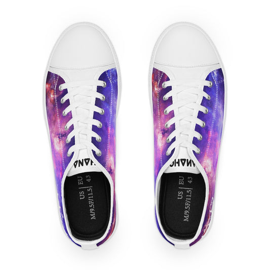 Men's Low Top Sneakers - White Galaxy