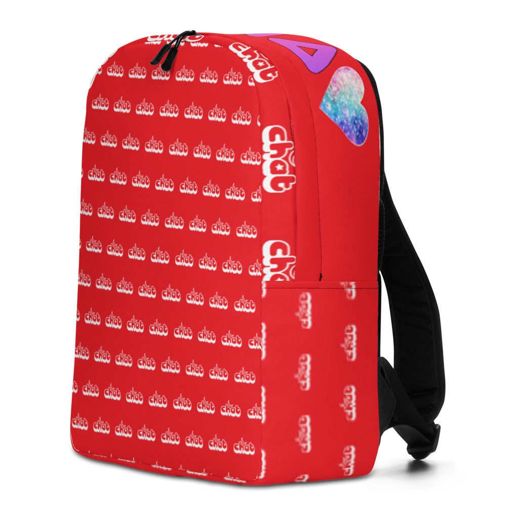 Minimalist Backpack - Red