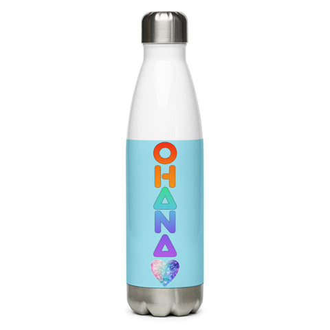 Stainless Steel Water Bottle - Blue Ohana