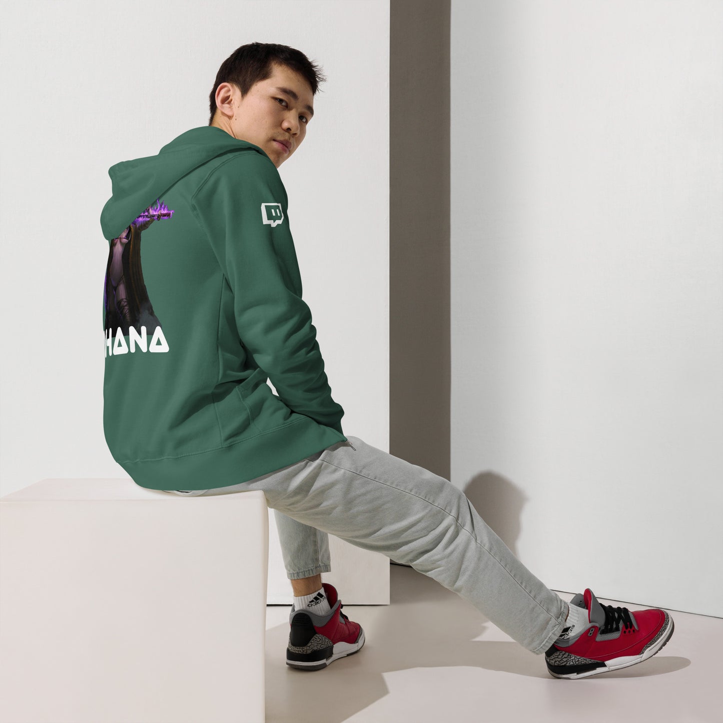 Samari Chat - Unisex fleece zip up hoodie