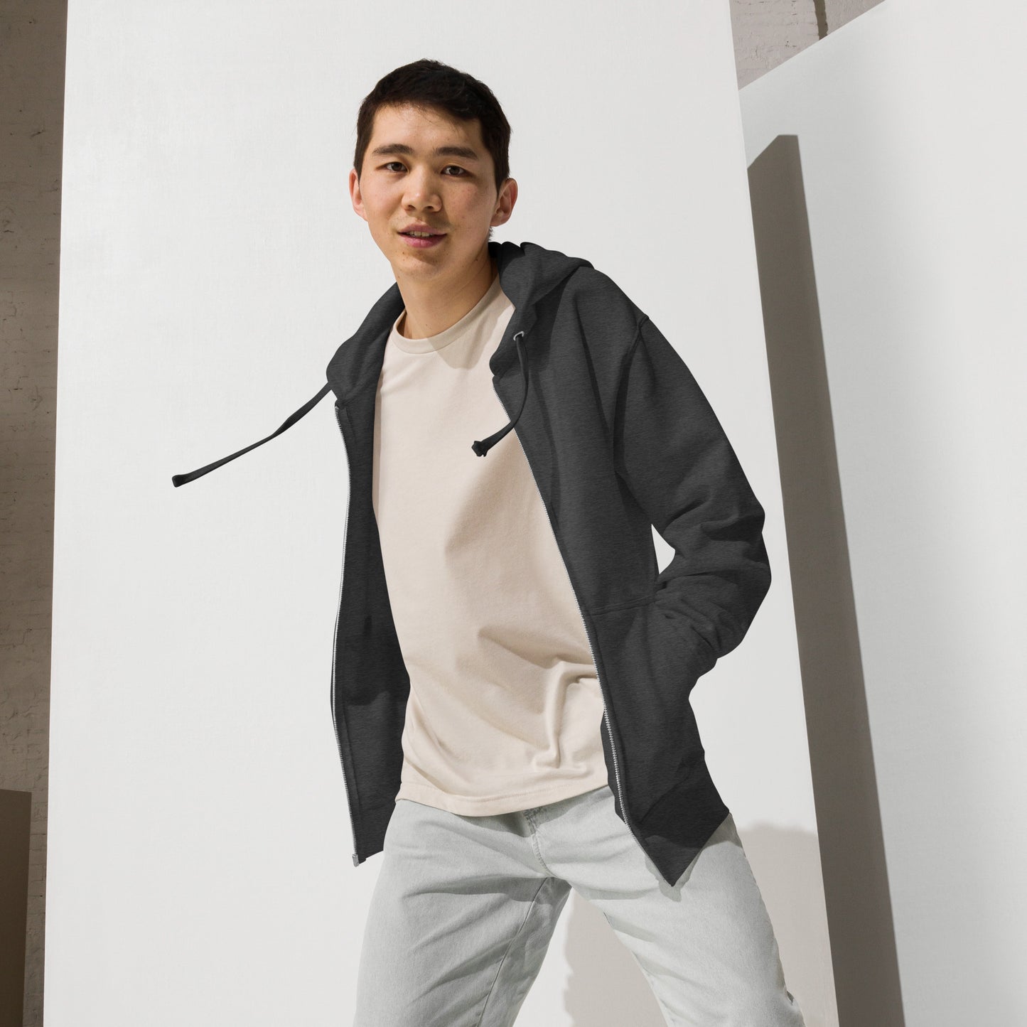 Samari Chat - Unisex fleece zip up hoodie