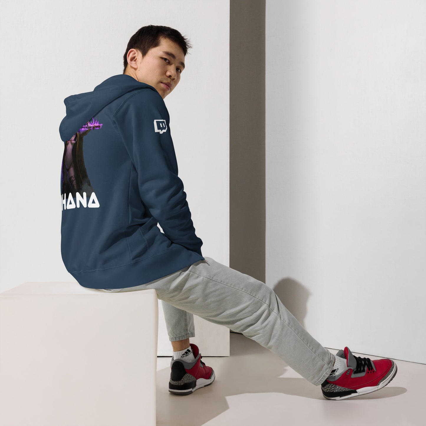 Samari Chat - Unisex fleece zip up hoodie