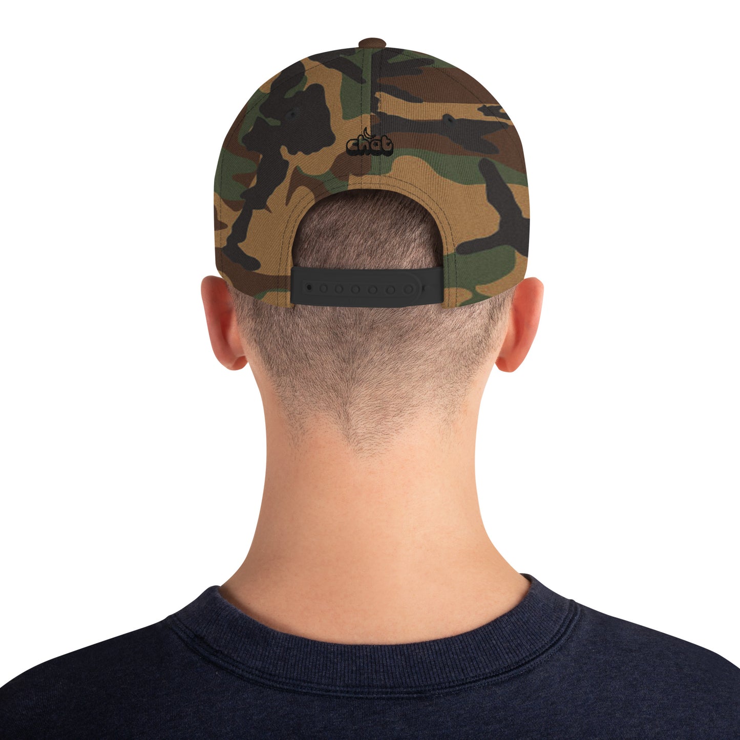 OHANA - BLK Font Snapback Hat