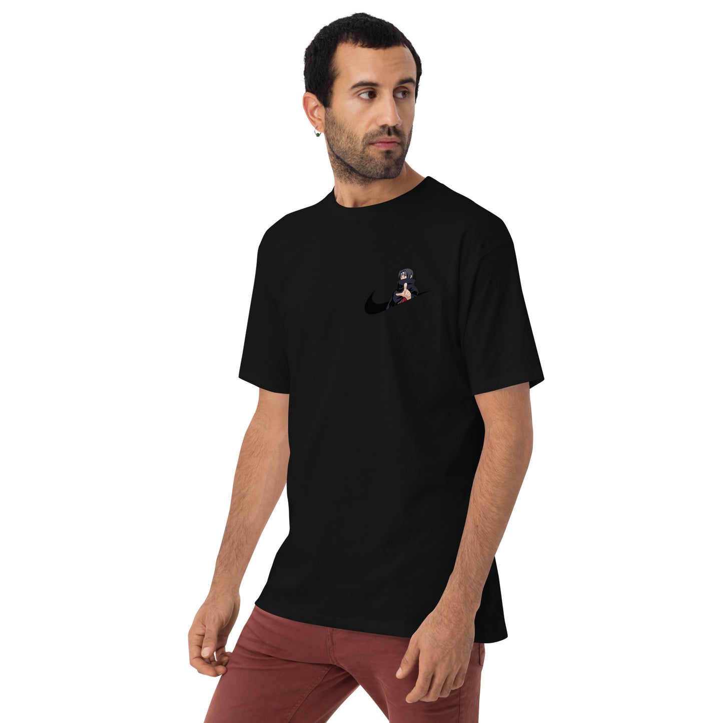 Itachi Check Mark - OHANA Naruto Family - Men’s premium heavyweight tee