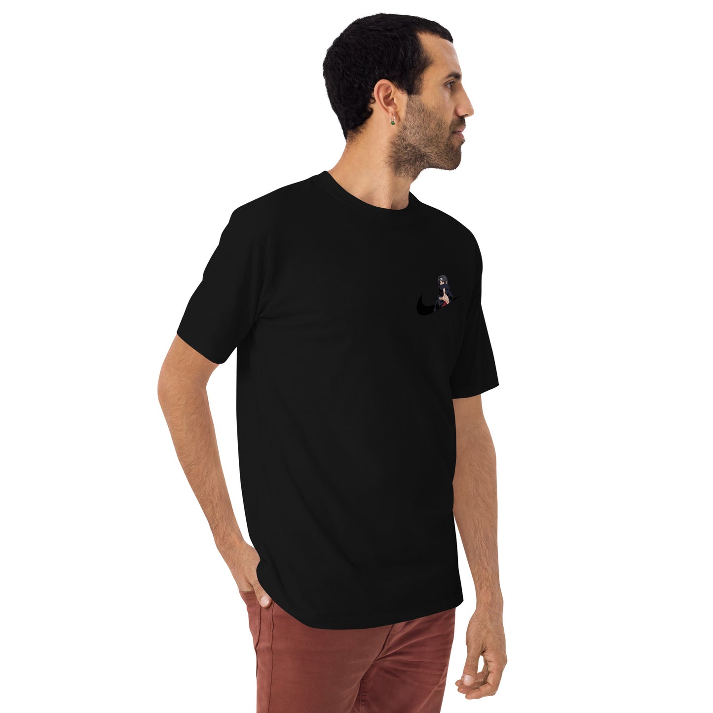Itachi Check Mark - OHANA Naruto Family - Men’s premium heavyweight tee