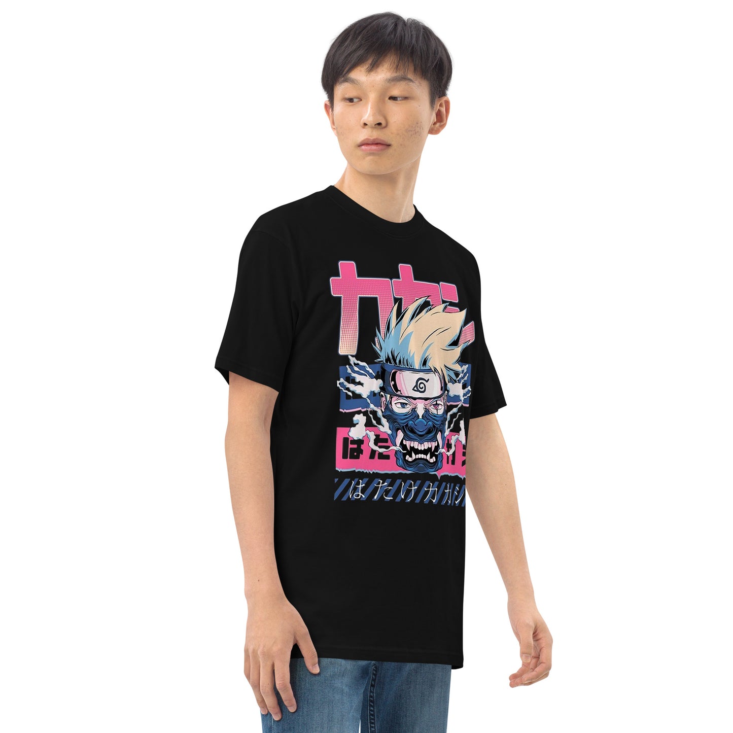 Kakashi Graphic Tee - Men’s premium heavyweight tee