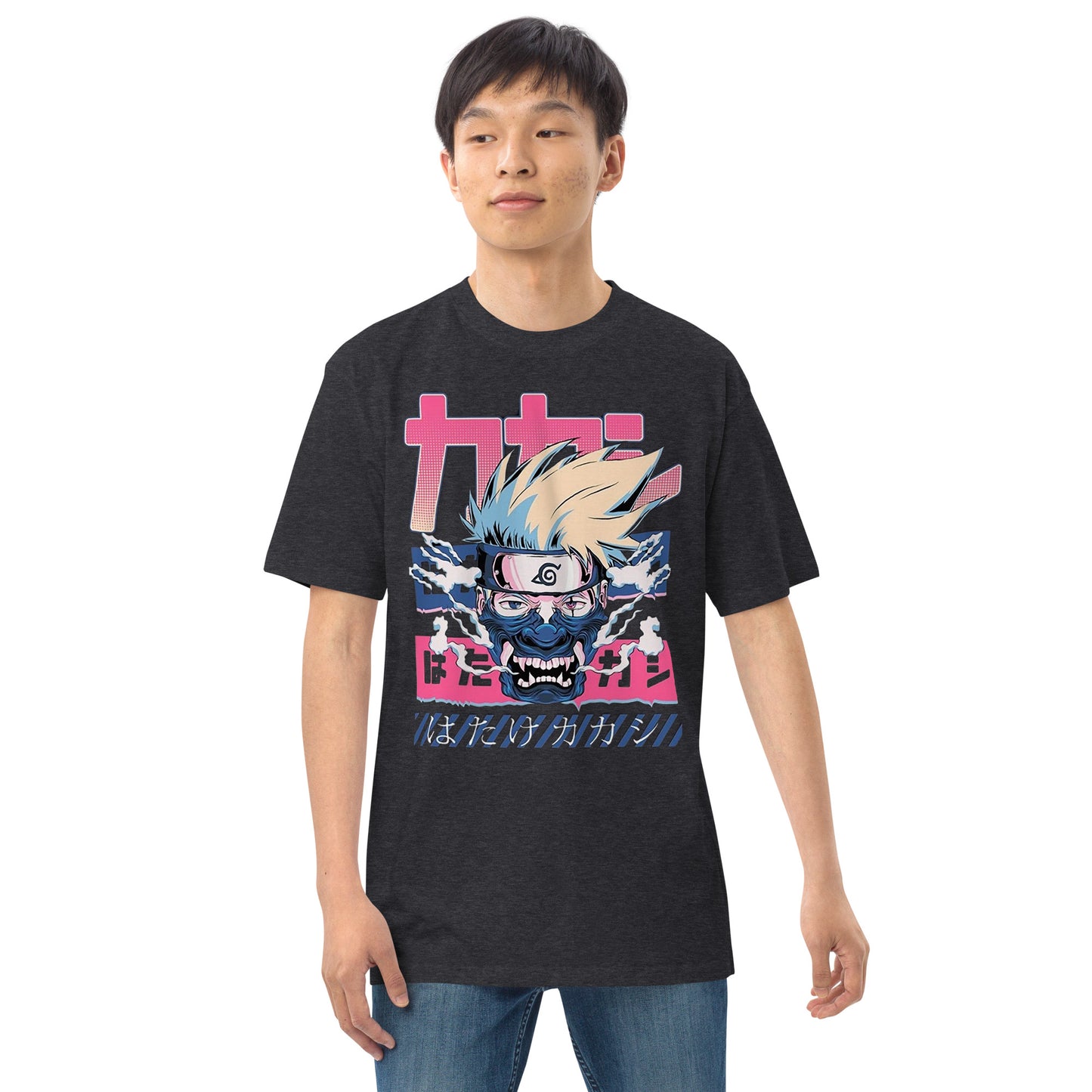 Kakashi Graphic Tee - Men’s premium heavyweight tee