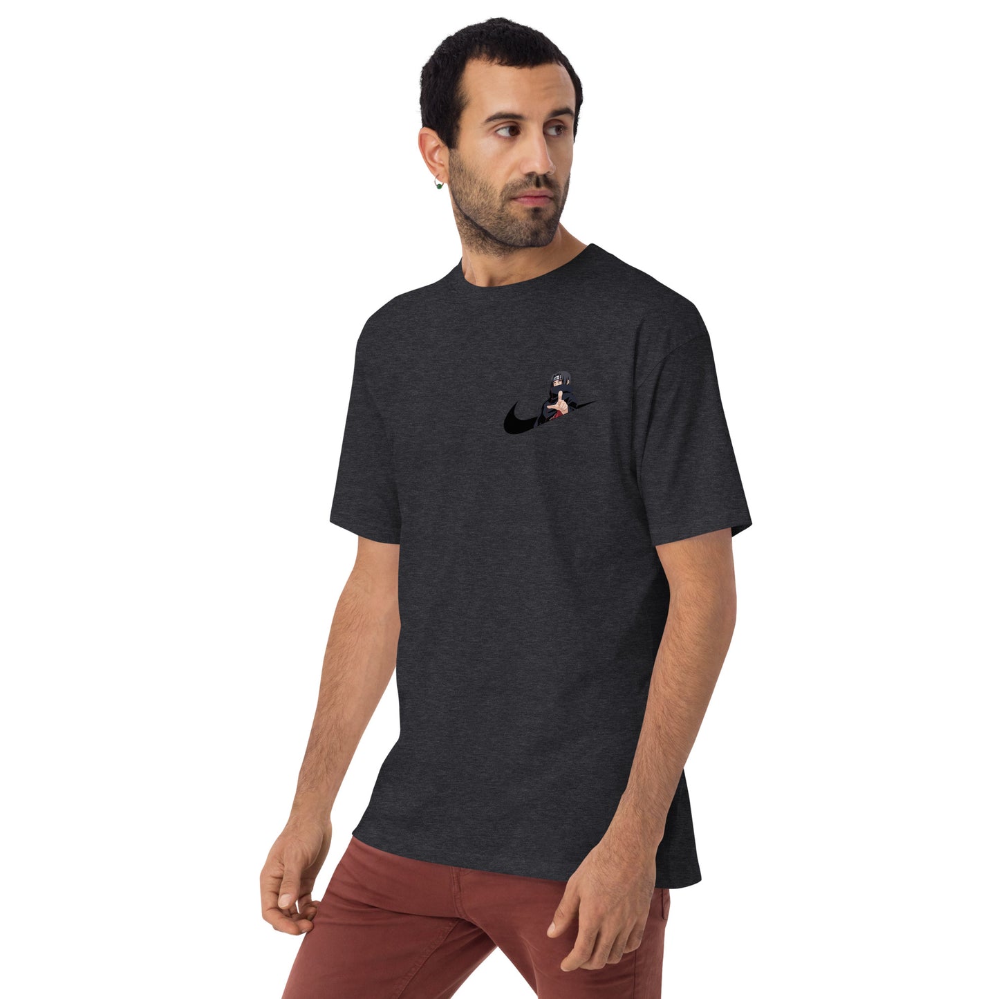 Itachi Check Mark - OHANA Naruto Family - Men’s premium heavyweight tee