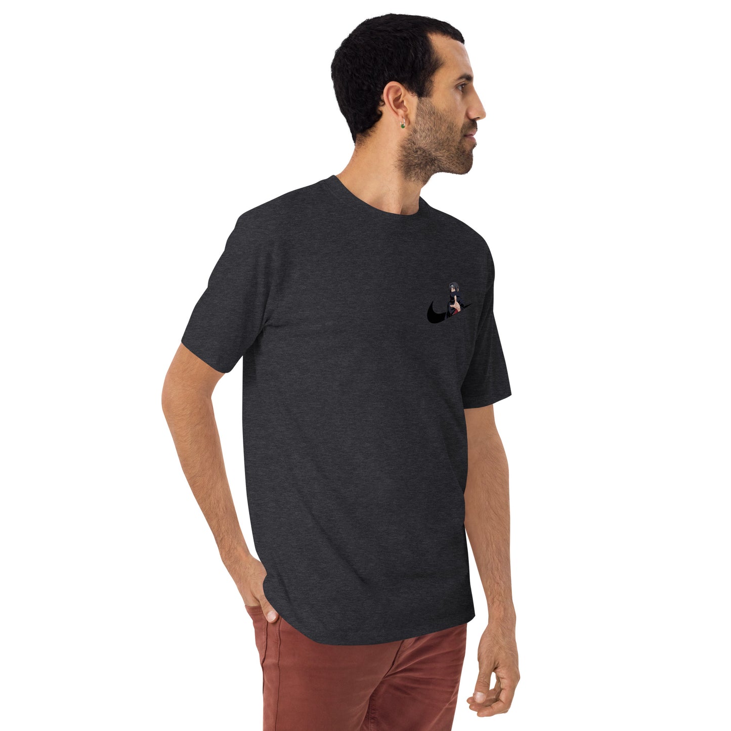 Itachi Check Mark - OHANA Naruto Family - Men’s premium heavyweight tee