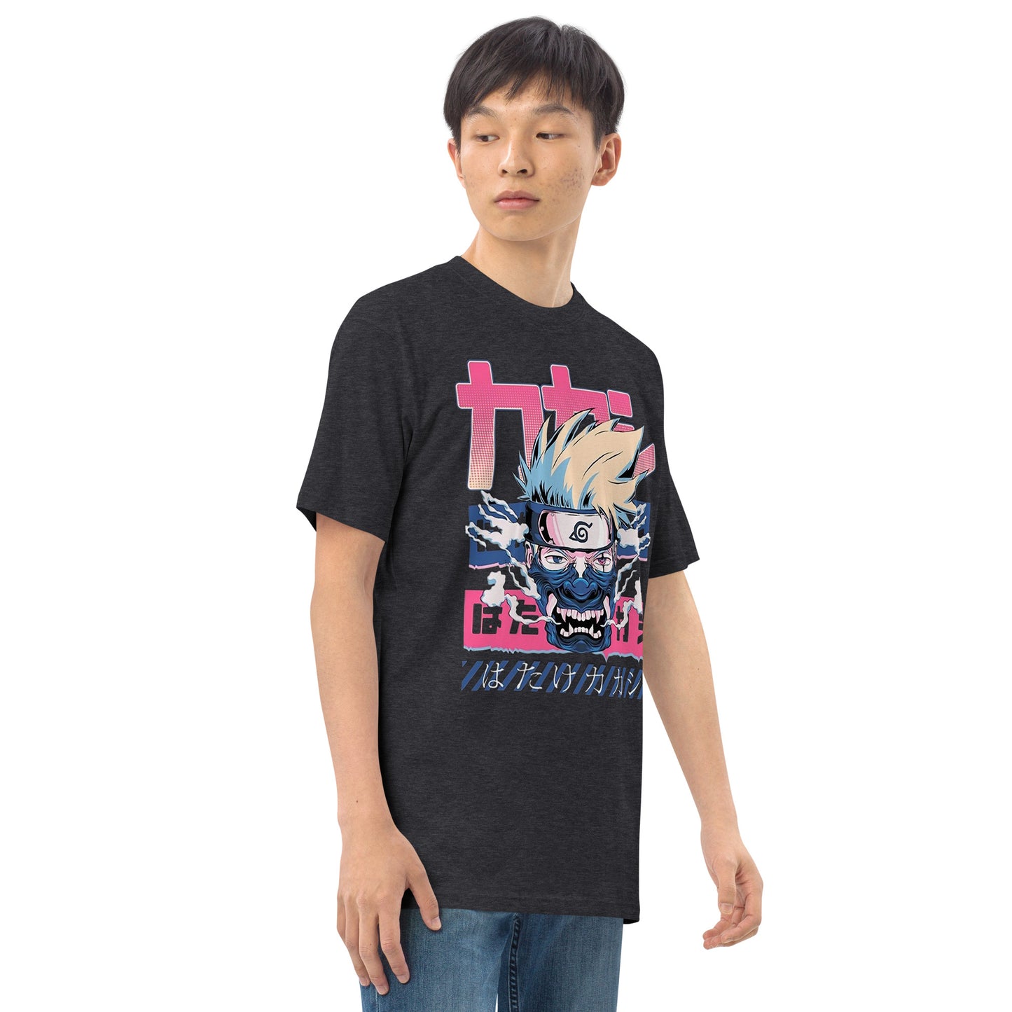 Kakashi Graphic Tee - Men’s premium heavyweight tee