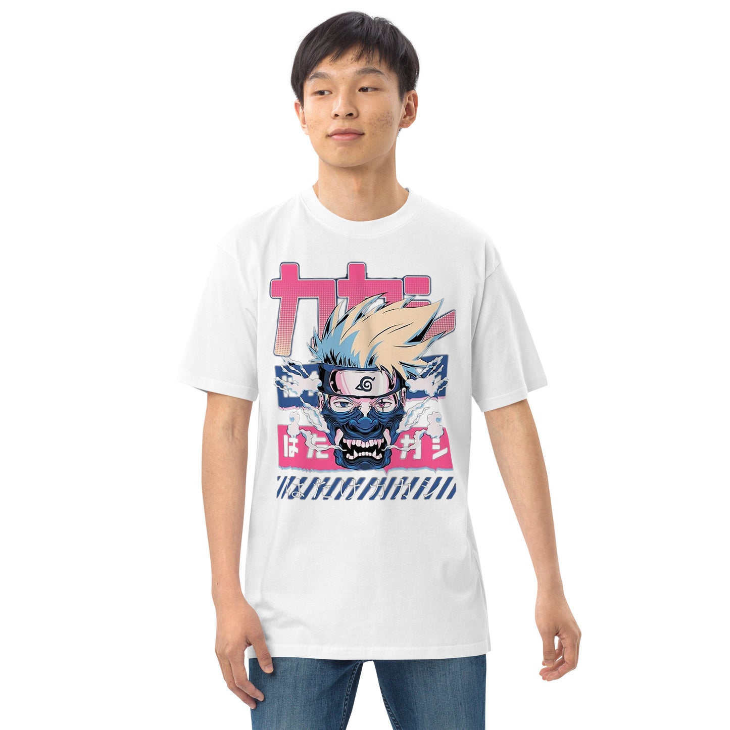 Kakashi Graphic Tee - Men’s premium heavyweight tee