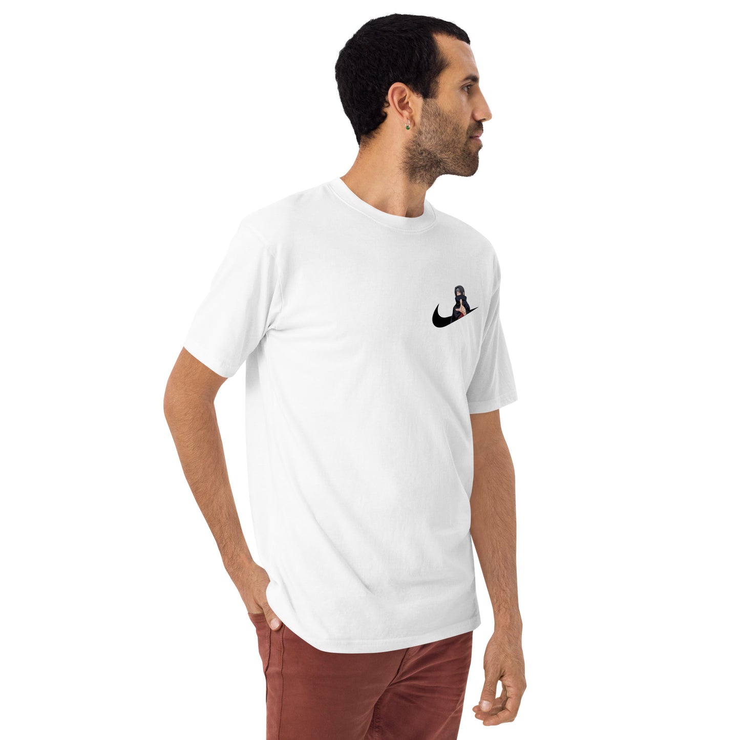 Itachi Check Mark - OHANA Naruto Family - Men’s premium heavyweight tee