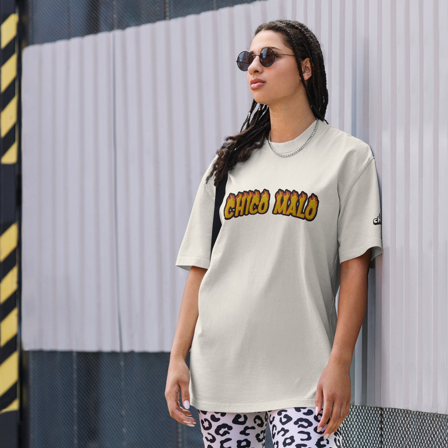 CHIO MALO - Oversized faded t-shirt