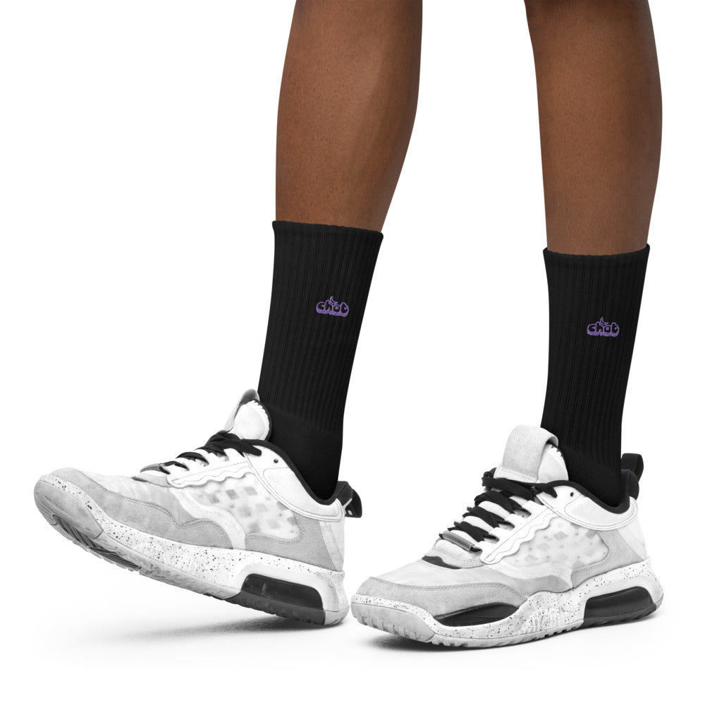 Embroidered socks