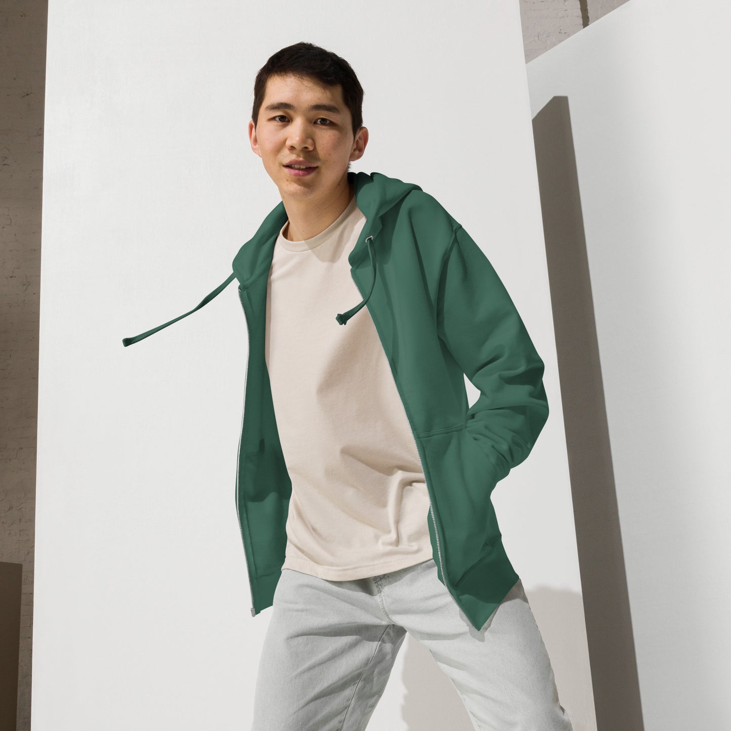 Samari Chat - Unisex fleece zip up hoodie