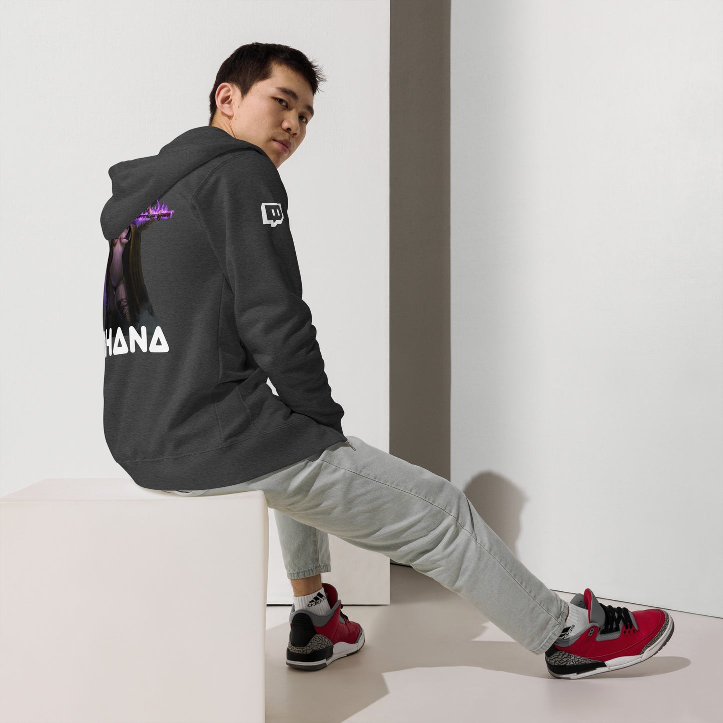Samari Chat - Unisex fleece zip up hoodie